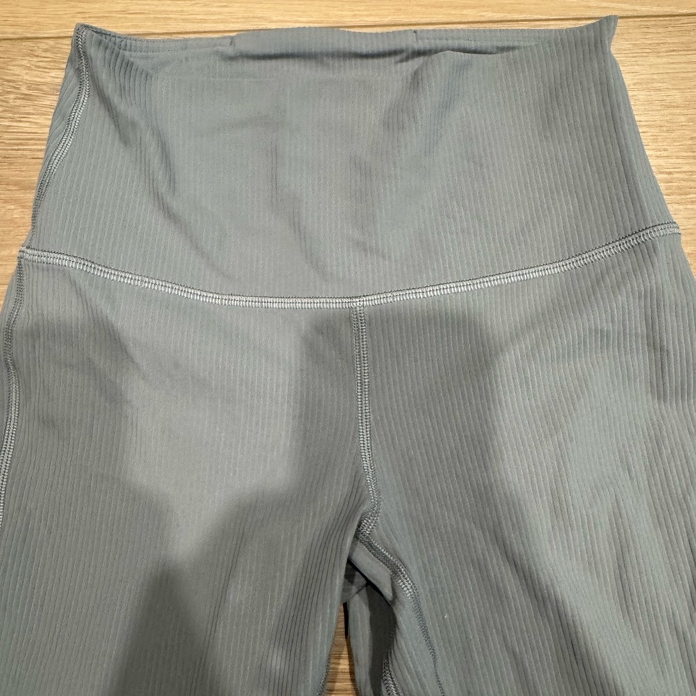 Lululemon Align High Rise Ribbed Mini Flared Leggings - Picture 2 of 4